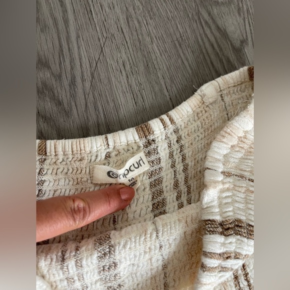 Rip curl striped strapless jumpsuit - Picture 2 of 8